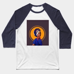 Traditional African Woman Baseball T-Shirt